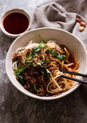  Spicy Dandan Noodles: A Symphony of Sizzling Sichuan Peppercorns and Tangy Fermented Black Beans!